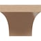 Ekena Millwork 9"W x 18"D x 9"H Wide Stockport Rough Cedar Woodgrain TimberThane Corbel, Primed Tan CORUR09X18X09STORCPR - alternate 3